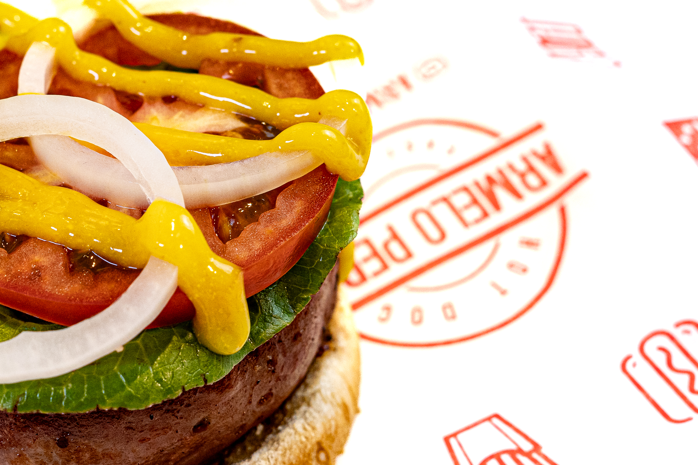 Hamburguesa Bestial - Vista lateral